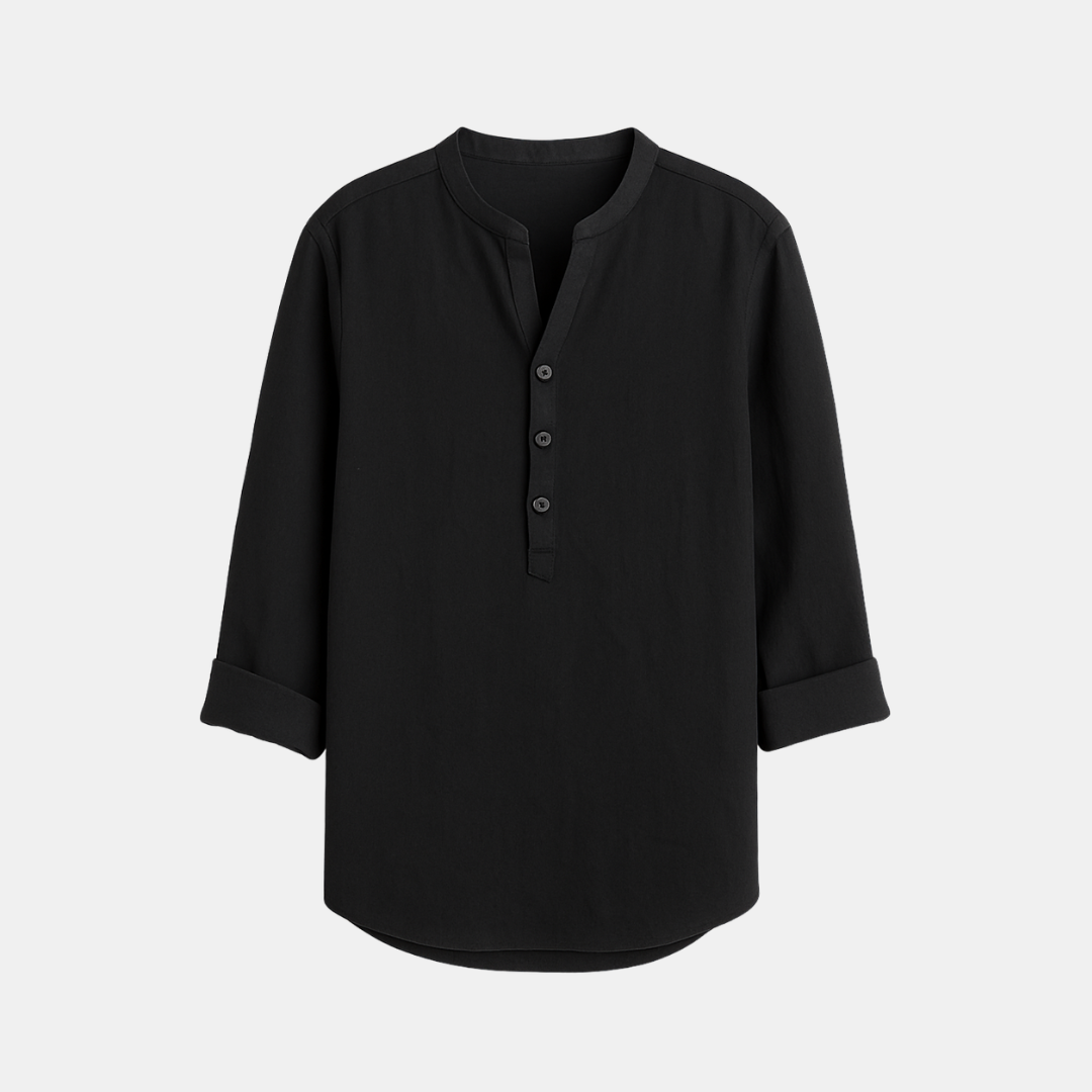 The Navaro Linen Look Shirt