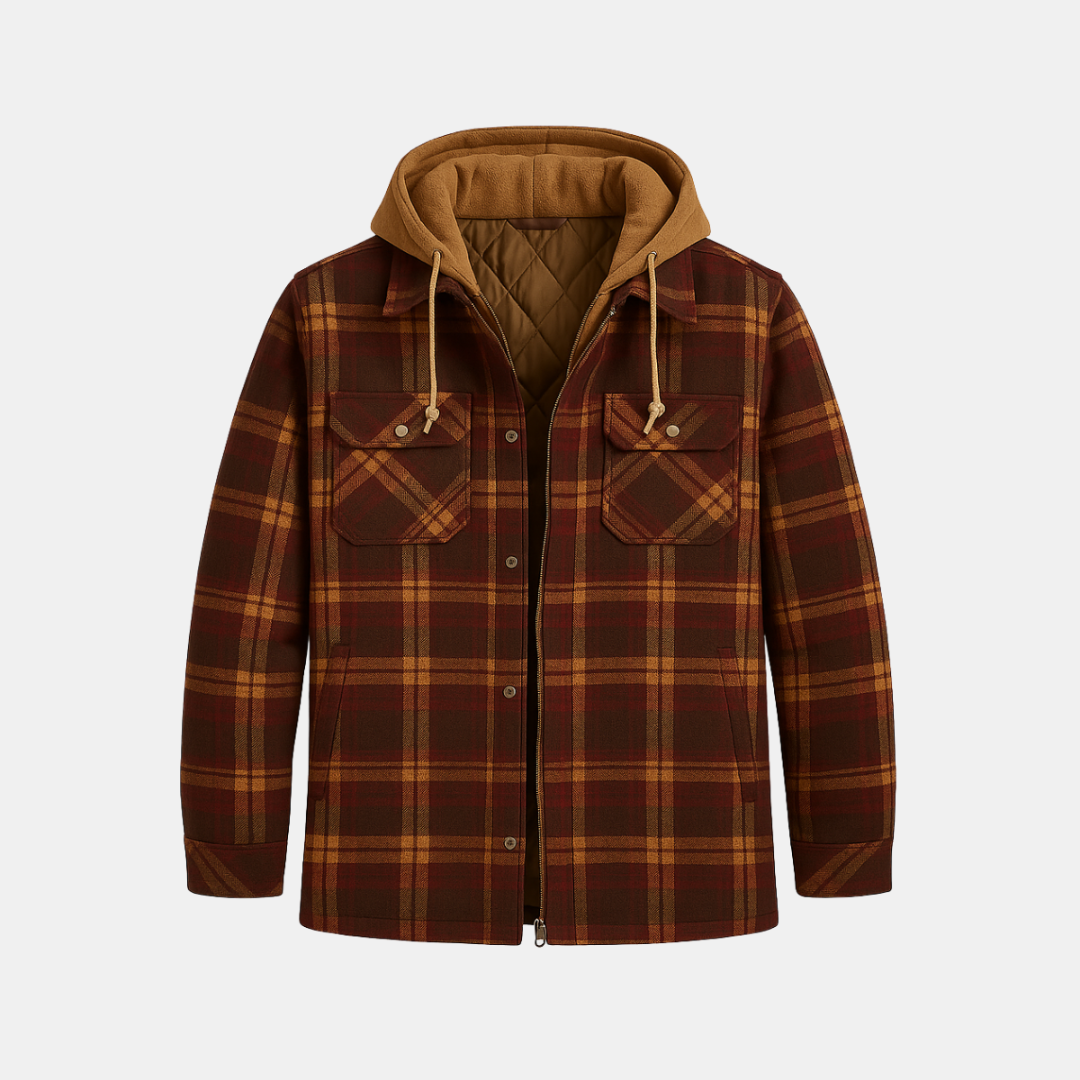 The Nolan Hooded Check Jacket