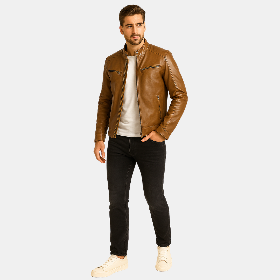 The Ravel Leather Look Jacket