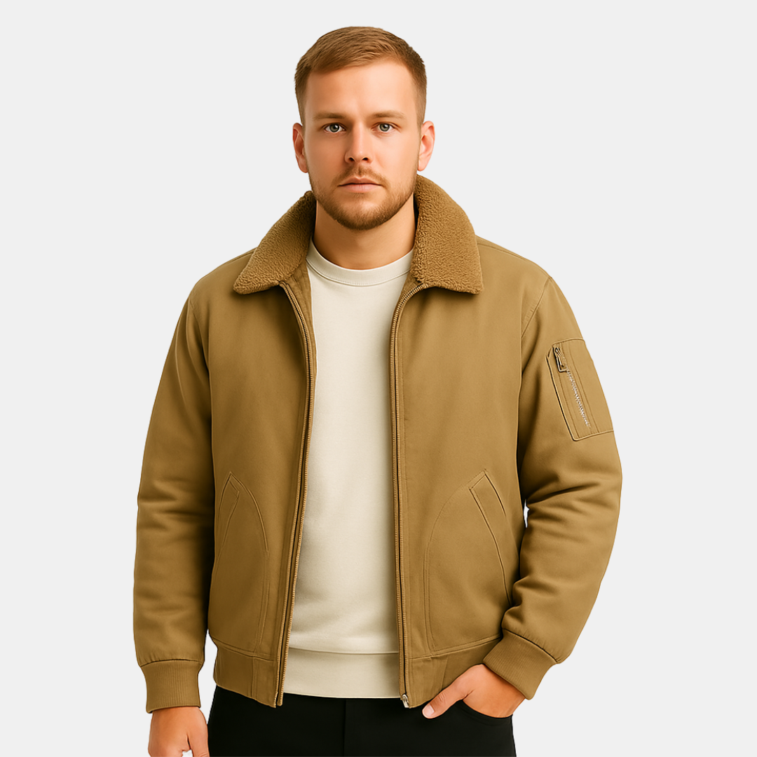 The Rowan Teddy Bomber Jacket