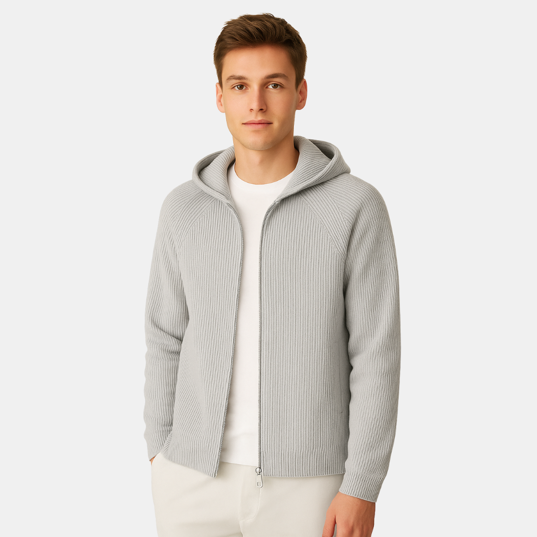 The Selvano Cashmere Zip Hoodie