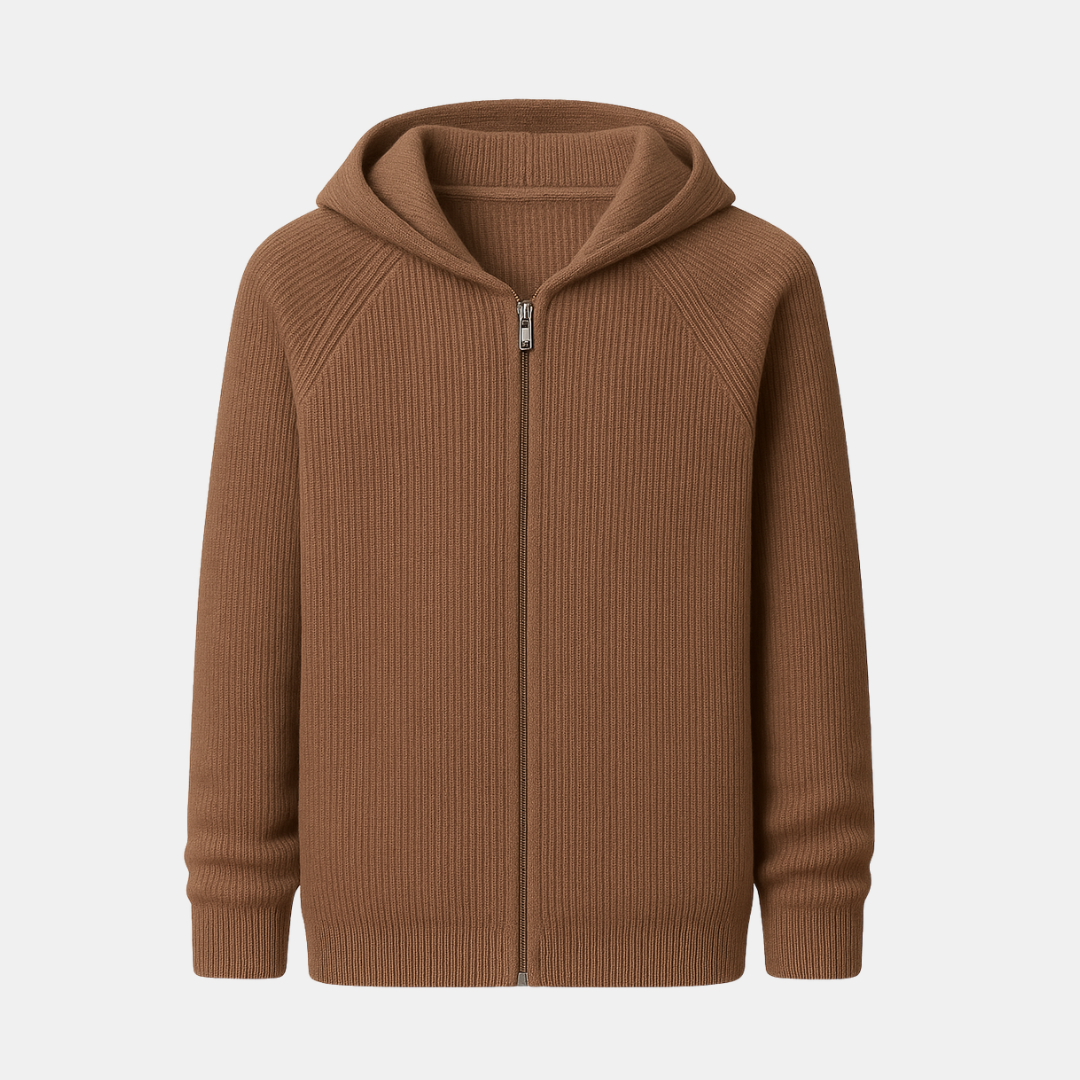 The Selvano Cashmere Zip Hoodie