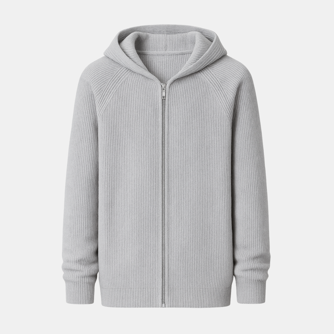 The Selvano Cashmere Zip Hoodie