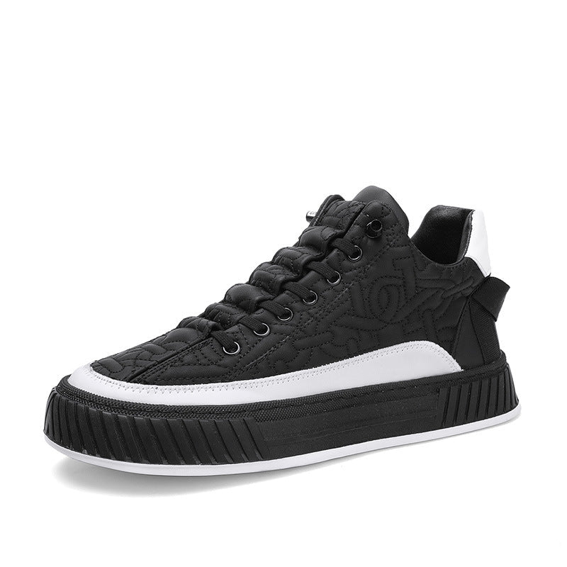 Tony Trendy heren sneakers met dikke zool en patroon
