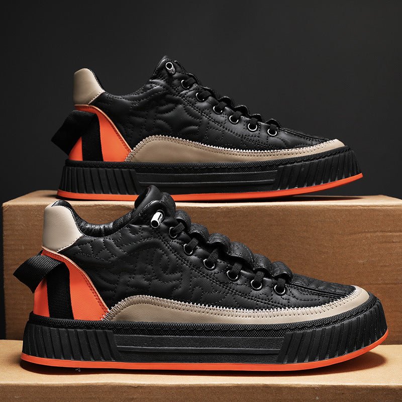 Tony Trendy heren sneakers met dikke zool en patroon