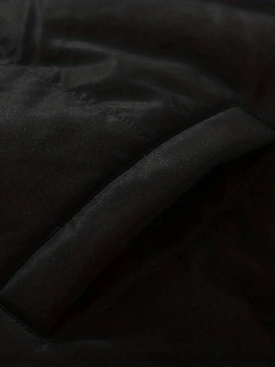 Warme Winterjas Met Fleece Voering En Capuchon