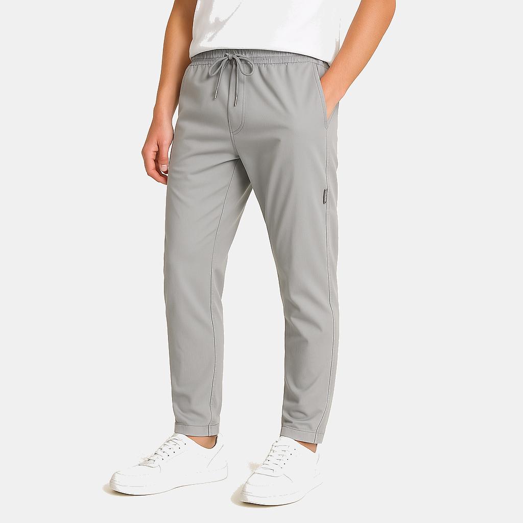 William sportieve heren jogger met trekkoord en tapered fit