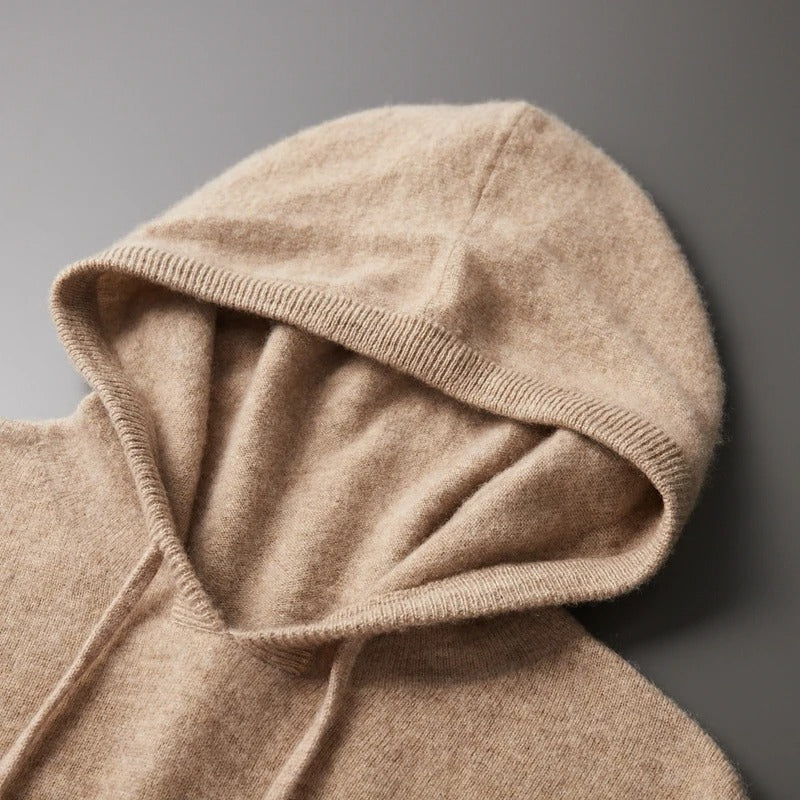 Zane Wollen heren hoodie met casual uitstraling